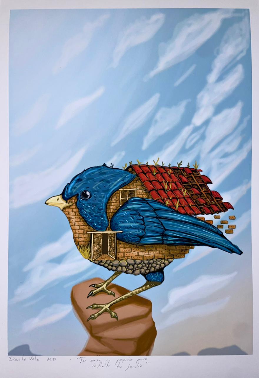 Tu casa es pequeña pero infinito tu jardin
