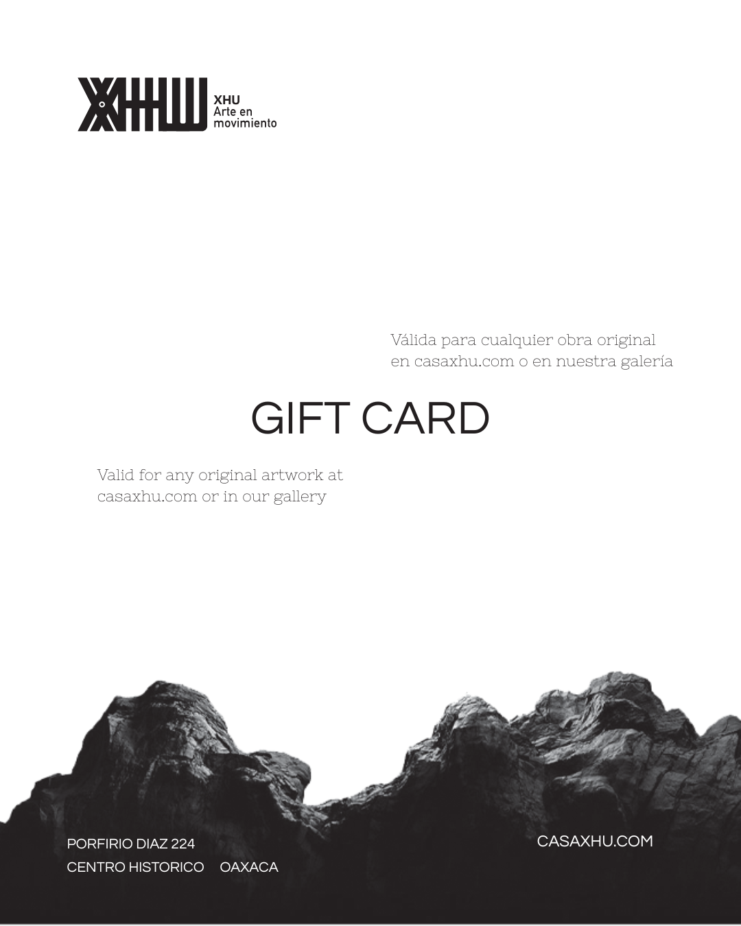 Casa Xhu Gift Card